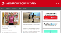Desktop Screenshot of heilbronnsquashopen.de